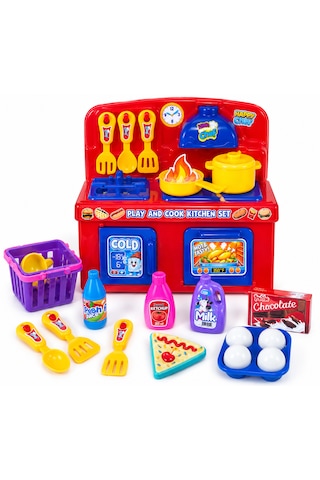 Nizam Kitchen Playset Süper Mutfak Seti Çocuklar İçin Oyuncak Mutfak Seti 001