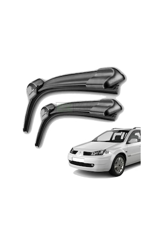 Renault Megane 2 Ön Cam Silecek Süpürgesi Takımı 2006 - 2009 Megane Makyajlı Kasa Ön Silecek