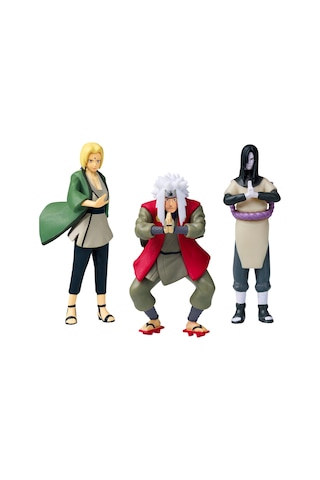 Naruto 3'lü Koleksiyon Figür Seti Model 2