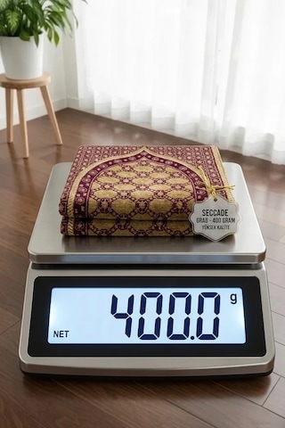 10 Adet Kadife Seccade Bordo 70cmx110cm 400gr Hac Ve Umre Çok Renkli