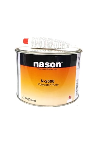 Nason N 2500 Polyester Çelik Sac Macunu 2.7Kg Nason N 2500 Polyester Çelik Sac Macunu 2.7Kg