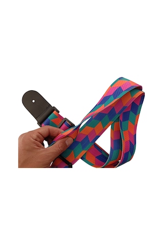 Rj200-c5 Gitar Askısı Deluxe Guitar Strap Deri Başlıklı 2 Katlı