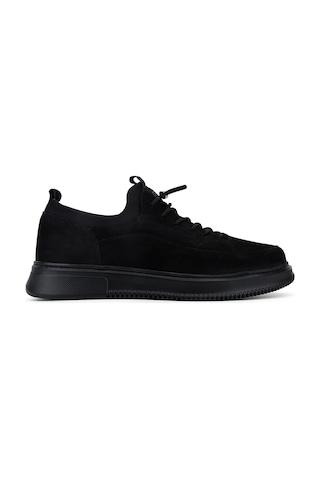 Tamer Tanca Erkek Hakiki Deri Siyah Nubuk Sneakers & Spor Ayakkabı 1204 9169-f412 Erk Ayk Y26 Sıyah Nbk