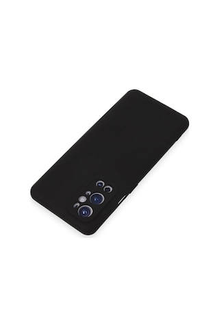 One Plus 9 Pro Kılıf Nano İçi Kadife Silikon - Siyah Sıyah