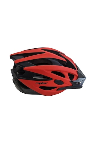 Raptor Kask Mv29 Arka Led Lambalı Fileli Mtb Bisiklet Kaskı Xl Beden Kırmızı Turuncu