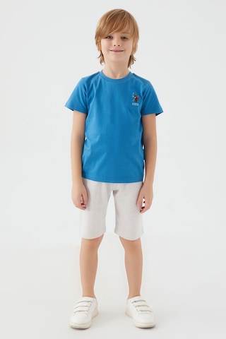 U.S. Polo Assn. Erkek Çocuk Mavi Bermuda Takım 5274-33397 Mavi