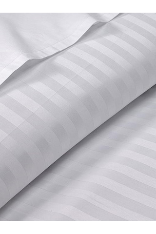 Caqqa 10 Adet Çizgili Saten Yastık Kılıfı 50 X 70 Cm