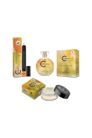 Cle D'Amour Powdering Fruits Women Vegan EDP Kadın Parfüm Oryantal 3 x 100 ML