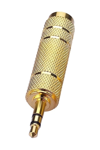 SpeedUF 3.5 mm Erkek Stereo -6.3 mm Dişi Gold Çevirici