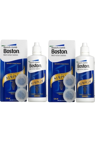Bausch + Lomb Boston Simplus Sert Lens Solüsyonu 2 x 120 ML Bausch + Lomb Boston Simplus Sert Lens Solüsyonu 2 x 120 ML