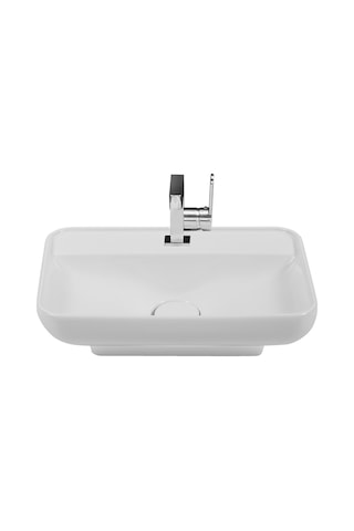 Turkuaz Seramik Cerastyle Çanak Lal Tezgah Üstü Lavabo 60CM Standart