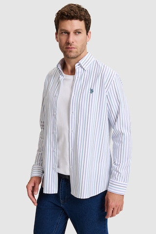 U.S. Polo Assn. Erkek Petrol Uzun Kollu Gömlek 50324651 Vr102