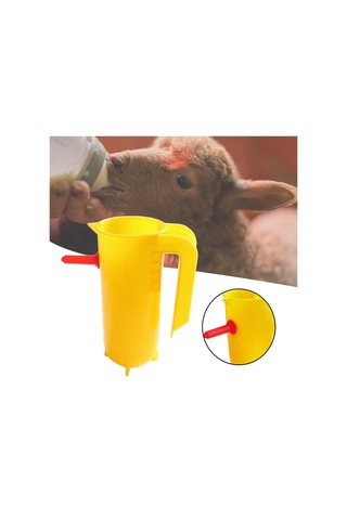 Suntek 800ml Kuzu Besleme Kapları Küçük Kuzu Keçi Sarısı