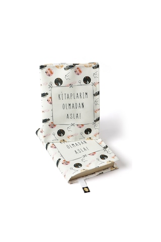 Bcoverart Kitap Kılıfı Kitaplarım Olmadan Asla