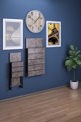 Begonya Katlanır Duvara Monte 1tabureli Mutfak Balkon Masası