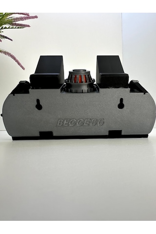3d Baskı Anahtarlık Askısı Delorean Model Gri - Siyah