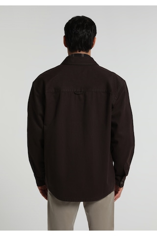 Colin's Colins Relaxed Fit Erkek Kahverengi Shacket Cl1082298 Q1.v1 Brw