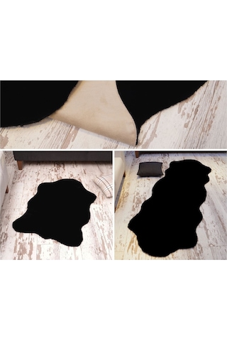 Tappeto Re x  Tavşanı Post Peluş Siyah