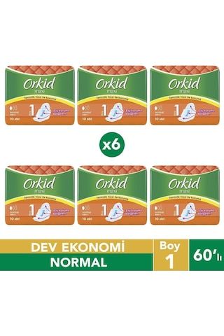 Orkid Maxi Kanatlı 10 Lu Normal