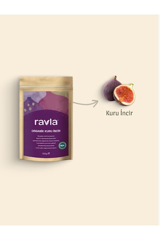 Ravla Organik Kuru İncir - 500g 500 G