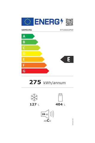 Samsung RT53K603PS9/TR 531 LT No-Frost Çift Kapılı Buzdolabı