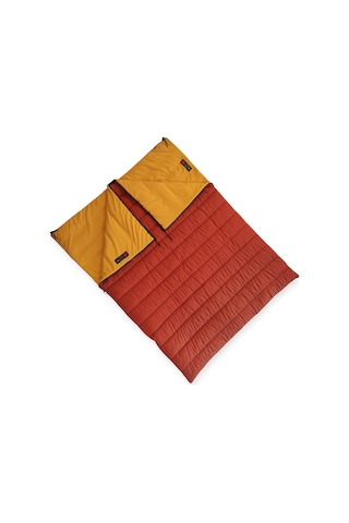 Naturecamp Elika 350 Turuncu -15 Derece Birleşebilir Çift Kişilik Yastıklı Uyku Tulumu Turuncu