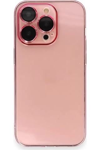 Newface Apple Uyumlu iPad iPhone 13 Pro Max Kılıf Armada Lensli Kapak - Rose Gold Pembe