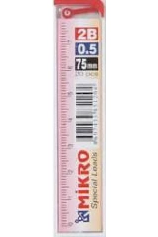 Mikromin 0.5 MM Cetvelli Kalem Ucu 75 MM Kutuda 24 Adet