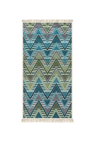 Bigghome Çift Taraflı Kilim 80 150 Cm Sa26op Yeşil