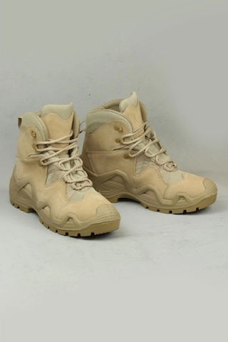 Pars 102 Power Mid Hakiki Nubuk Deri Su Itici Özellikli Askeri& Polis Outdoor Tactical Kısa Bot Çok Renkli