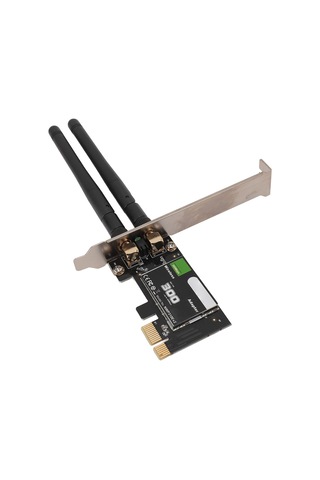 Xindoker 300mbps 802.11n Pcı-ex1 Masaüstü Kablosuz Wifi Adaptörü, 2.4ghz, Windows 7/8/10/11 Ve Linux Uyumlu, Çift Antenli