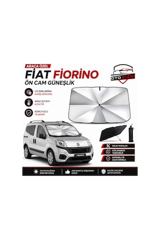 Fiat Fiorino Şemsiye Tip Ön Cam Güneşliği Katlanabilir Uv Korumalı Araç Cam Güneşlik