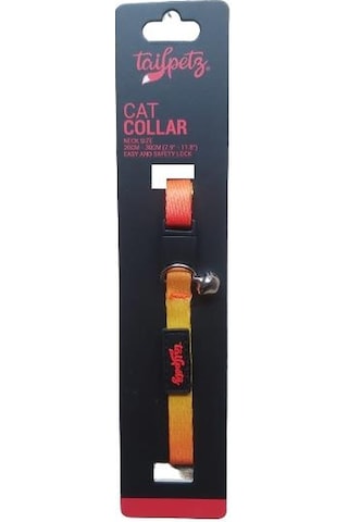 Tailpetz Cat Color Easy & Safety Lock Sun Ayarlanır Kedi Boyun Tasması