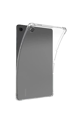 Mey İthalat Samsung Uyumlu Galaxy Tab A11 Plus Anti Shock Tablet Silikon - Şeffaf Arka Kapak