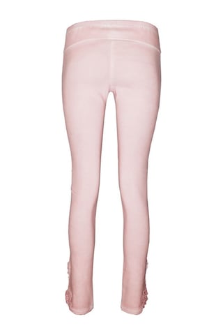 BULALGİY Kadın Gül Kurusu Skinny Dantel Pantolon - BGA136871