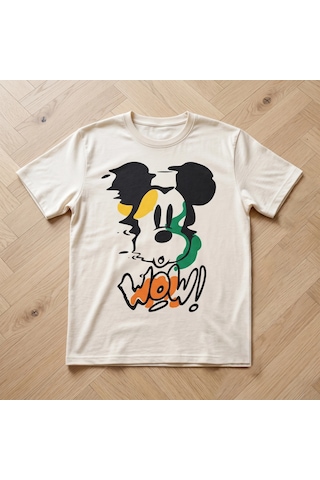 Mickey Mouse Ütü İle Uygulanabilen Dtf Tekstil Baskı