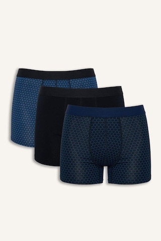 Defacto Regular Fıt Baskılı 3lü Boxer G9372ax26spnv135 Lacivert-nv135