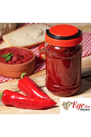 Tatlı Biber Salçası 1 Kg + Acı Biber Salçası 1 Kg.- İki Lezzet Bir Arada