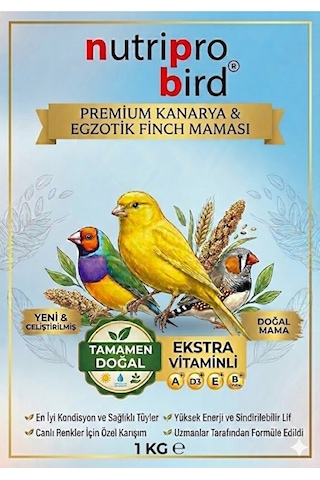 Premium Kanarya Maması 1 Kg - Yumurtalı Vitaminli Profesyonel Üretici Ve Kondisyon Maması