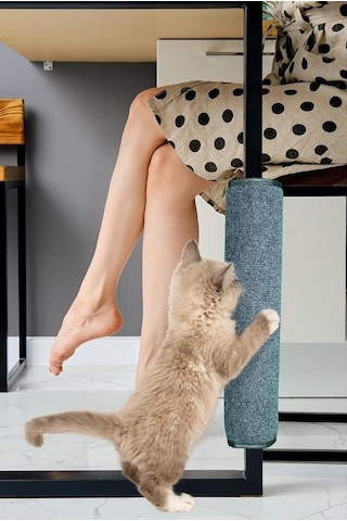 Shed Pal Kedi Tırmalama Halısı Her Ebat Masa Ve Sandalye Ayağına Bağlanabilen Kedi Tırmalama Halısı