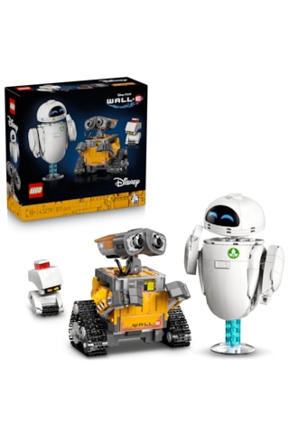 LEGO® ǀ Disney ve Pixar WALL-E ve EVE 43279 - Yetişkinler için Animasyon Film Temalı Koleksiyonluk Model Yapım Seti (811 Parça)
