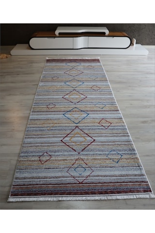 Bambu Dekoratif Renkli Mutfak Halısı Yıkanabilir Salon Halısı-100X300