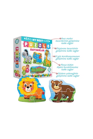 Circle Toys My Best Puzzle Hayvanlar
