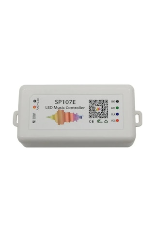Adreslenebilir Ws2811-ws2812 Argb Pixel Led Kontrolcü Sp107e Bluetoothlu Müzik Kontrol Cihazı