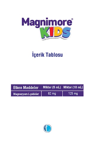 Magnimore Kids Magnezyum Pidolat 200 Ml