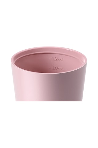 Made By Fressko Camino Yeniden Kullanılabilir Kahve Bardağı, Yalıtımlı Termal Kupa, 340 Ml, Açık Pembe