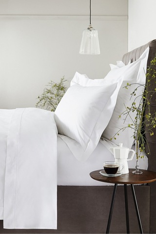 The White Company Savoy Lastikli Çarşaf 400 Iplikli Mısır Pamuğu İle Lüks Konfor Çarsaf 150 X 200 Büyük Çift Kişilik