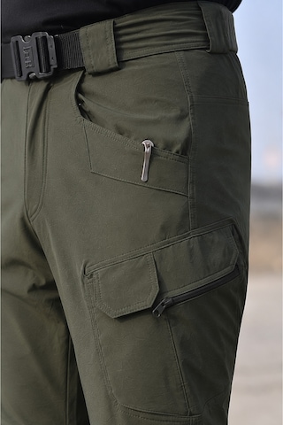 Modmen Erkek Taktik Outdoor Kargo Pantolon Çok Cepli Esnek Günlük Ve Outdoor Kullanım Haki