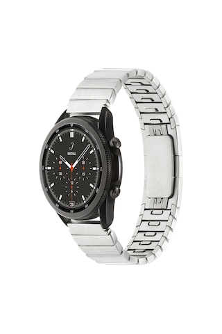 Galaxy Watch 46mm Uyumlu Krd-82 22mm Metal Zore Kordon-gold