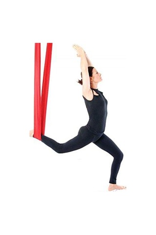 Bundera Yoga Fly Hamağı Kırmızı - Tavana Askılı Kırmızı